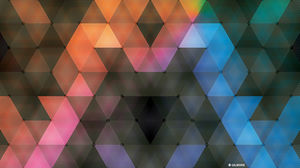 Imagem de fundo colorido PPT diamante