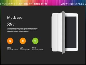 Matériel PPT de maquette de tablette de téléphone portable 20