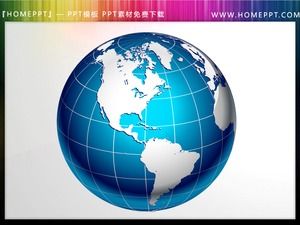 8種世界地圖地球PPT材料