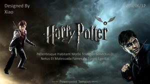 Modèle PPT de thème de film européen et américain Harry Potter Harry Potter