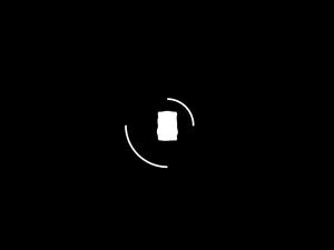 Schwarzer Hintergrund und weißer Text 9 Sekunden Countdown PPT-Animation herunterladen