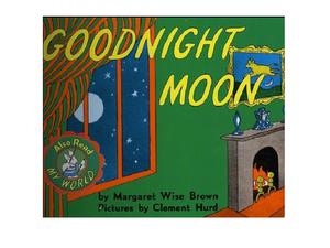 "Good Night Moon" หนังสือภาพเรื่องราว PPT