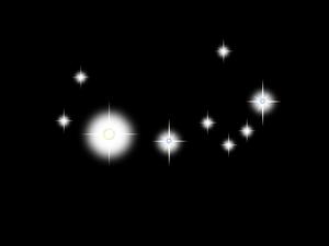 Dynamische Sternenlicht Sternenhimmel PPT Animation herunterladen