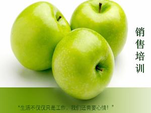 تدريب مبيعات التفاح الأخضر PPT