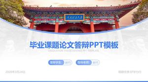 Henan Polytechnic University Obrona pracy magisterskiej ogólny szablon ppt