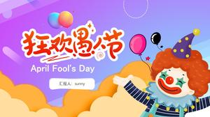Carnival April Fools' Day-April Fools' Day event planning ppt template