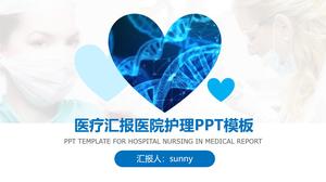 Templat laporan pekerjaan rumah sakit pekerja medis perawatan medis