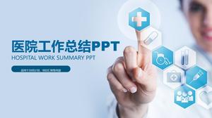 Modèle PPT de rapport de synthèse des travaux de fin d'année de l'hôpital cadre complet