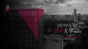 Estilo de revista moda Shenzhen University defesa tese modelo ppt geral