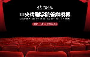 Academia Centrală a Teatrului Teatral de apărare șablon ppt general