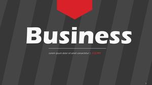 Modische große diagonale Streifen elegante rote und schwarze Geschäfts-ppt-Schablone