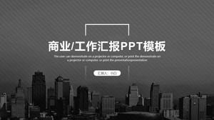 Slash creative background black gray atmosphere business work report ppt template