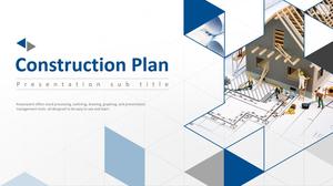 Modello ppt di presentazione del prodotto e delle operazioni di mercato dell'azienda di progettazione architettonica