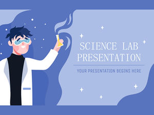 Fluid Geometrie Cartoon Wind Chemie Experiment Lehre Kursunterlagen ppt Vorlage