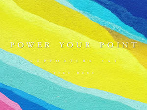 Яркий цветной песок обложка абстрактное искусство шаблон вентилятор п.