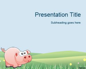 豬的PowerPoint模板