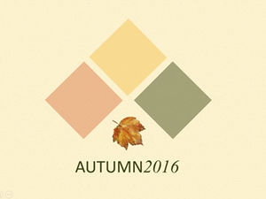 نمط القماش خلفية أوراق ميتة خط الخريف أنيقة ونبيلة الخريف موضوع قالب باور بوينت