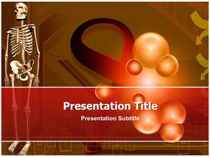 AIDS (HIV) hastalığı bilgi açıklaması ve önleme promosyon ppt şablonu