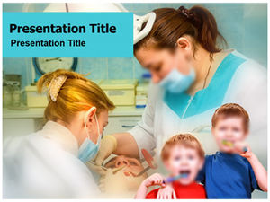 Dental health protection knowledge preaching children oral care ppt template