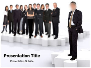Team display promotion business ppt template