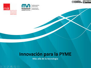 A inovação e o desenvolvimento de pequenas e médias empresas estilo europeu e americano simples modelo ppt azul