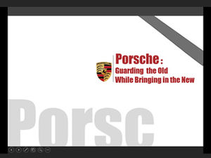 Porsche Kultur Produkt- und Marktanalyse Automobilindustrie ppt Vorlage