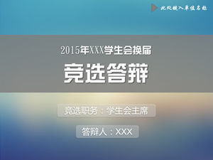 Student Union presidential election defense ppt template