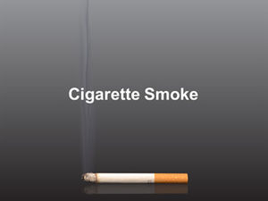 Pare de fumar modelo ppt de bem-estar público