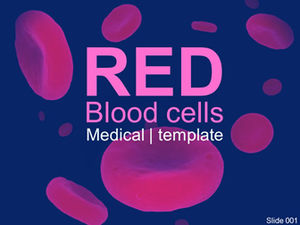 Modèle ppt de recherche en science du sang sur les globules rouges