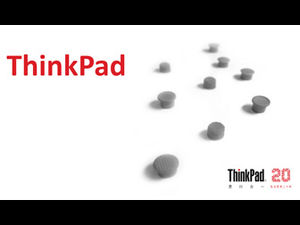 Modelo de ppt de revisão de desenvolvimento do 20º aniversário da marca Thinkpad