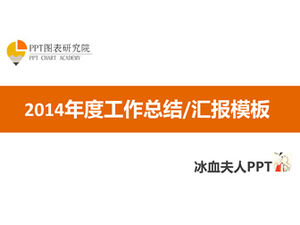 Plantilla ppt de informe anual de resumen de trabajo 2014