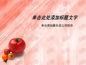Tomatengemüse Obst ppt Vorlage