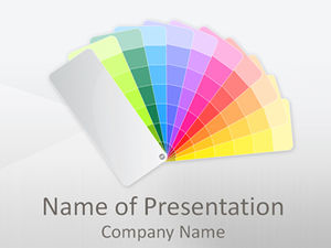 Color card ppt template