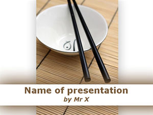 Tableware ppt template