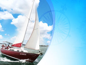 Sailing outing ppt template