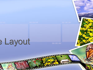 Film and television film movie theme ppt template