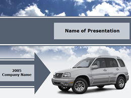 Model introduction automotive industry ppt template