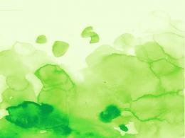 Ppt-Vorlage mit grünem Hintergrund im Tintenstil