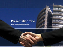 Classic business cooperation ppt template