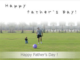 Modello ppt di Happy Father's Day-Father's Day