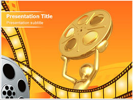Film and television media company ppt template