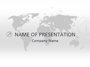 Beautiful world map business ppt template