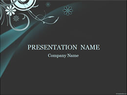 Lace line glare background ppt template