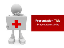 3D villain medical and health industry ppt template