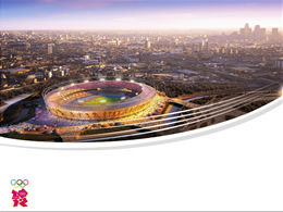 Ppt-Vorlage für die Olympischen Spiele 2012 in London