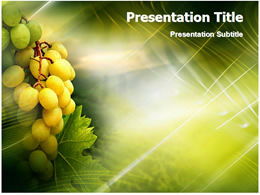 Modello naturale di uva PPT
