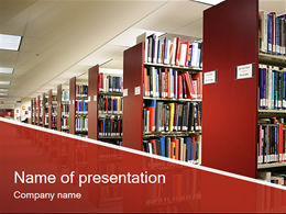Ppt template for library