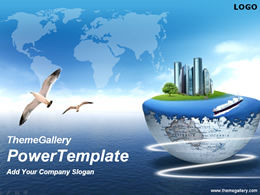 Earth Neverland PPT Natural Template