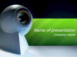 Camera electronic technology ppt template