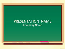 Education teaching blackboard background ppt template